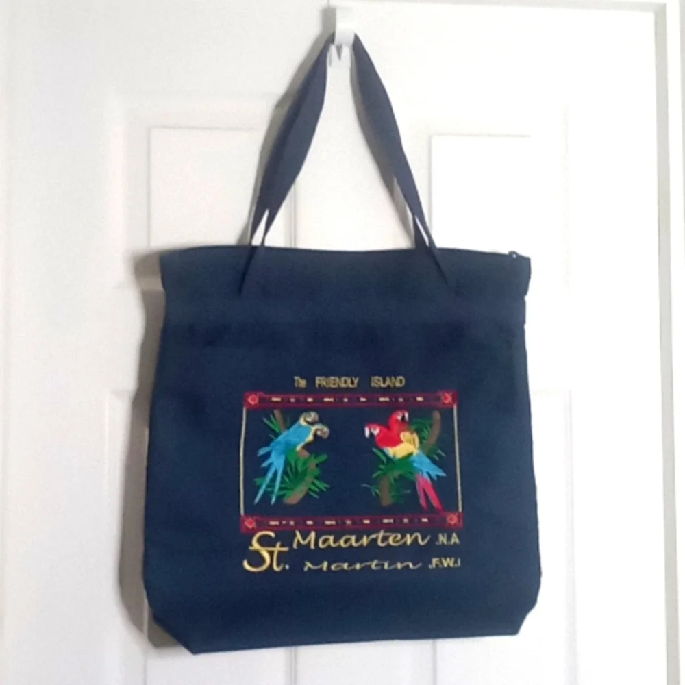 canvas tote bag St. Martin souvenir